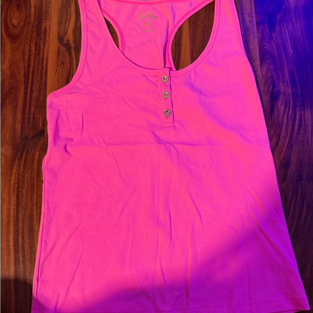 Lilly Pulitzer Vibrant Pink Tank Top